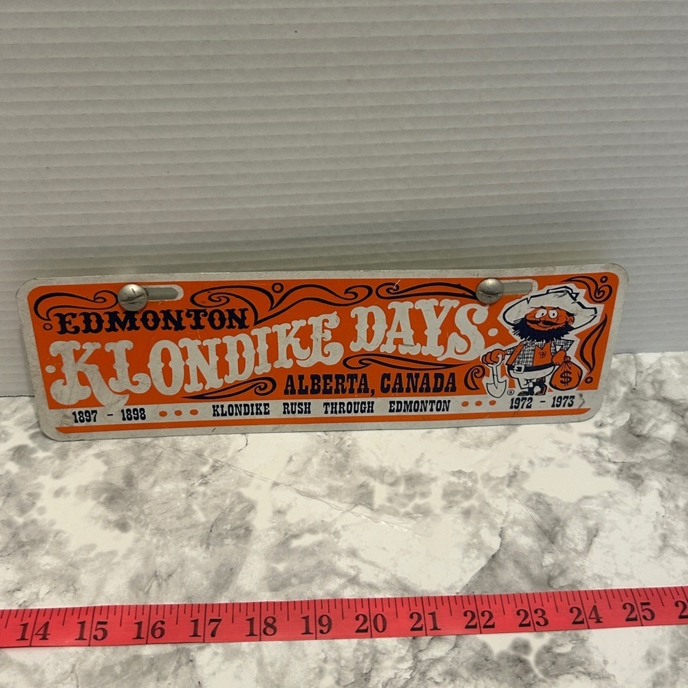Edmonton Klondike Days Souvenir Sign